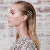 20 Pieces Rhinestone Bobby Pins Decorative Fancy Crystal Hair Clips Gold and Silver Shiny Metal X Shaped Barrettes Bling Diamond Crystal Hairpins, Wedding Hair Accessories for Women and Girls view 4