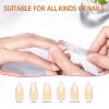 6 Pack Nano Shiner Files Glass Nail Buffer Glass Nail File for Natural Nails, Nano Crystal Polishing Nail Files, Glass Nail File Buffing with Case, Professional Manicure Tools for Home Salon view 2