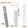6 Pack Nano Shiner Files Glass Nail Buffer Glass Nail File for Natural Nails, Nano Crystal Polishing Nail Files, Glass Nail File Buffing with Case, Professional Manicure Tools for Home Salon view 3