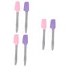 Didiseaon 6pcs Silicone Waxing Spatulas for Hair Removal Non-stick Applicators Handle for Easy Use for Salon and Home Waxing Includes and Colors view 1