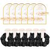 12 PCS Bridesmaid Proposal Gifts Bridesmaid Hair Clips Bridesmaid Scrunchies Bridal Shower Gifts Silk Satin Soft Hair Accessories Bridesmaid Wedding Favor Women Girls view 1
