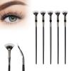 Folding Angle Scalloped Lash Brush, 2024 New Mascara Fan Brush for Lashes Eyelash Separator Tool, Upgraded Eye Makeup Fan Brush Eyelash Comb for Upper Lower Eye Lash Makeup Tools for Women(5PCS) view 1