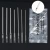 Oyaface 10pcs 12G 2MM Stainless Steel Body Piercing Needles Sterile Disposable Ear Nose Navel Nipple Lip Piercing Needles with 1pc Perforated Positioning Clip view 2