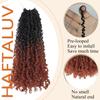 Haftaluv Yanky Twist Crochet Hair - 12 Inch, 9 Packs Pre Looped Mini Twist Synthetic Curly Crochet Hair Extensions For Black Women view 3
