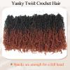 Haftaluv Yanky Twist Crochet Hair - 12 Inch, 9 Packs Pre Looped Mini Twist Synthetic Curly Crochet Hair Extensions For Black Women view 4
