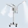 SyyBhb Professional Facial Steamer on Wheels for Esthetician, 3 in 1 White Esthetician Steamer with 5X LED Magnifying Lamp, Hot & Cold Mist view 1