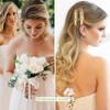 12 PCS Bridesmaid Proposal Gifts Bridesmaid Hair Clips Bridesmaid Scrunchies Bridal Shower Gifts Silk Satin Soft Hair Accessories Bridesmaid Wedding Favor Women Girls view 3