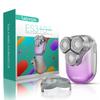 VOYOR Electric Razors for Women 3D Floating Blade Shaver for Women, Electric Shaver for Legs Bikini and Body Facial Hair Remover Women's Shavers Waterproof Women's Grooming ES310 (Purple) view 1