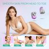 VOYOR Electric Razors for Women 3D Floating Blade Shaver for Women, Electric Shaver for Legs Bikini and Body Facial Hair Remover Women's Shavers Waterproof Women's Grooming ES310 (Purple) view 3