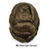 Hair Wonders Mens Toupee Hair System For Men Hair Piece Fine Monofilament Toupee For Men Human Hair Pieces For Men Hair System Human Hair8x10 Medium light density 5# MEDIUM LIGHT BROWN view 2