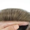 Hair Wonders Mens Toupee Hair System For Men Hair Piece Fine Monofilament Toupee For Men Human Hair Pieces For Men Hair System Human Hair8x10 Medium light density 5# MEDIUM LIGHT BROWN view 3