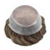 Hair Wonders Mens Toupee Hair System For Men Hair Piece Fine Monofilament Toupee For Men Human Hair Pieces For Men Hair System Human Hair8x10 Medium light density 5# MEDIUM LIGHT BROWN view 4
