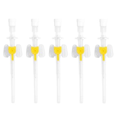 Oyaface 5pc 24G 0.4MM Disposable Catheter Needles Stainless Steel Ear Nose Piercing Needles Hollow Needles for Lip Tongue Belly Nipple Cartilage Piercing Kit