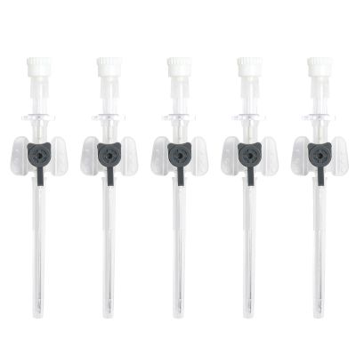 Oyaface 5pc 16G 1.2MM Disposable Catheter Needles Stainless Steel Ear Nose Piercing Needles Hollow Needles for Lip Tongue Belly Nipple Cartilage Piercing Kit