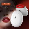 Makamsui Electric Lip Vacuum Plumper, Lip Enhancement Device for Sexy Lips Plump Firm Gloss Enhancer, Reusable Lip Augmentation Massager Beauty Device for Smooth Skin Lip Suction Plumper White view 2