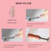 BITNBITH 100pcs Small Nail Sanding Bands for Nail Drill,3.1mm Mini Nail Sanding Mandrel Bits 120 Grit Medium Nail File Bits for Acrylic Nails Gel Manicure Pedicure Nail Prep Salon Supplies,Pink view 4