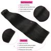 ABH AMAZINGBEAUTY HAIR Black Clip in Hair Extensions Real Human Hair Straight Human Hair Clip in Extensions Black Women Virgin Hair Double Weft 7Pcs 120G 16 Inch view 3