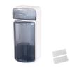 2 PCS Makeup brush organizer with cover, 360 degree rotating dustproof makeup brush manager, lipstick storage box, makeup tool holder, makeup table and bathroom countertop (starry blue) view 1