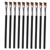 FOMIYES 30pcs Mini Makeup Brushes Eyebrow Brush Brow Makeup Combs Wooden Handle Lightweight and Portable for Home and Salon view 4
