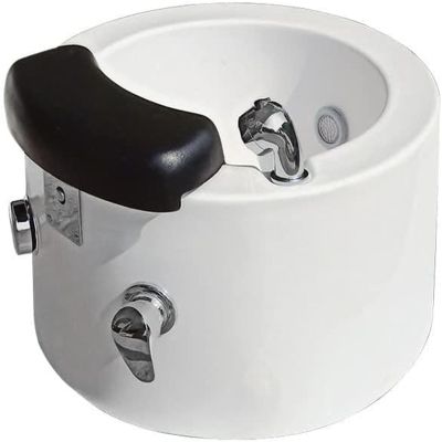 GLBMXDD Acrylic Massage FootbathFoot Spa with Heat and Massage and JetsPortable Acrylic Foot Bath for Home, Hot/Cold Water Adjust, Automatic Drain