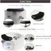 GLBMXDD Acrylic Massage FootbathFoot Spa with Heat and Massage and JetsPortable Acrylic Foot Bath for Home, Hot/Cold Water Adjust, Automatic Drain view 4