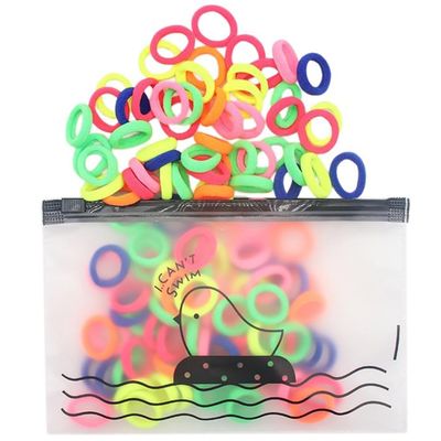 100pcs Cute Hair Bobbles for Women Girl Assorted Colors Elastic Scrunchies Ponytail Holder Perfect for Any Hairstyle