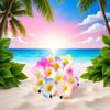 10 Pcs Colorful Hawaii Plumeria Flower Clips Hawaiian Flower Hair Barrettes Beach Party Hair Clips Artificial Tropical Hairpins for Wedding 7cmClips and BarrettesHair Clips view 3