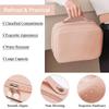 tarcegta Multi Compartment Toiletry Cosmetic Bag, Super Large Capacity Multi Compartment Toiletry Bag, Multi-Compartment Toiletry Cosmetics Bag With Interlayer, Handle, Waterproof Pu Leather (2Pcs-B) view 4