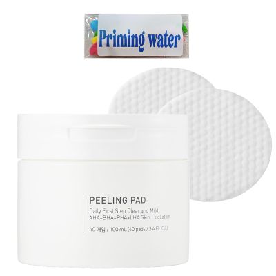 Peeling pad for Waste Removal & Moisturizing care, Mild Dead Skin Care Pad, For A.T.O.M.Y Daily Skin Care Peeling Pad, 40 pads/3.4fl.oz. (100ml)