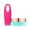 FOREO Eye Revive IRIS 2 Bundle - Lymphatic Drainage Eye Massager IRIS Hydrating Hydrogel Eye Mask, 60 pcs Dark Eye Circle Remover & Eye Bags Remover - Eye Puffiness Reducer - Fuchsia view 1