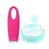 FOREO Eye Revive IRIS 2 Bundle - Lymphatic Drainage Eye Massager IRIS Hydrating Hydrogel Eye Mask, 60 pcs Dark Eye Circle Remover & Eye Bags Remover - Eye Puffiness Reducer - Fuchsia view 2