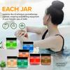 Hot Tub & Spa Bath Salt Aromatherapy Crystals - Spazazz Escape Collection 4 Oz 7-Pack Sampler & Hot Cold Towel - Lavender, Lime Coconut, Green Tea, Vanilla Jasmine, Kiwi Pear, Grapefruit, Pomegranate view 4