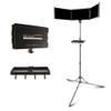 Self-Cut System Angel Lights Tripod - 3 Way Mirror for Self Hair Cutting - Includes Attachable Clipper & Trimmer Tray - Trifold Barber Mirror - Adjustable Height & Brightness - Travel-Friendly view 1
