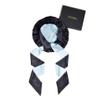 100% Mulberry Silk Bonnet for Sleeping Women, Handmade in USA 19 Momme Double Layer Reversible Silk Hair Wrap with Adjustable Ties, Non-Slip Sleep Cap for Curly & Natural Hair (Midnight) view 1
