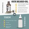 11 Natural Anti-Aging Cologne Scented Beard Oils For All Men, Beard Growth and Conditioner | Dry Flaky Dandruff skin | Oily Skin (2oz BR-540) view 3