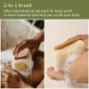 6''Natural Loofah(4pack) Back Brush(1pack) Face Scrubber(4pack) view 3