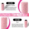 180 Grit Small Sanding Bands for Nail Drill with 3.1MM Mandrel Bit Set and 100/180 Grit 5 Inch Disposable Zebra Nail Files view 3