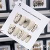 ZIIVIEVS Wearing hand-painted nail stickers, elegant and elegant, detachable nail patches, fake nails(M) view 2