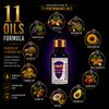Frank SCENTS 2oz EXCLUSIVE | Scented Beard Oils For All Men, Beard Growth and Conditioner | Dry Flaky Dandruff skin | Oily Skin | 11 Natural Anti-Aging Oils view 3