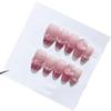 ZIIVIEVS Handmade Wearing Nail Gentle Finished Product Wearing Nail Beauty Style Detachable and Reusable(M), 1 Count (Pack of 1) view 1