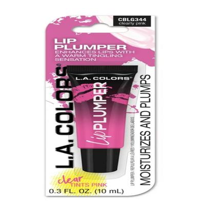 L.A. COLORS L.A Lip Plumper Clearly Pink Color 0.3 fl oz 3 inc