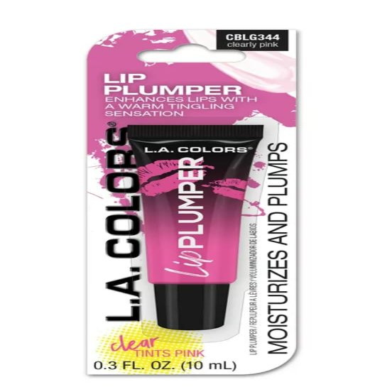 L.A. COLORS L.A Lip Plumper Clearly Pink Color 0.3 fl oz 3 inc