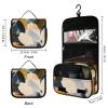 Cosmetic Bag Warm Earth Tone Printed Wash Bag Large Capacity Travel Bag Suitable for Men And Women Toiletries Storage view 2