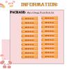 Perm Rods Set for Natural, Long, and Short Hair - Plastic Cold Wave Rods for Women's Hair Curling and DIY Hairdressing (20pcs Orange) view 2