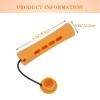 Perm Rods Set for Natural, Long, and Short Hair - Plastic Cold Wave Rods for Women's Hair Curling and DIY Hairdressing (20pcs Orange) view 4