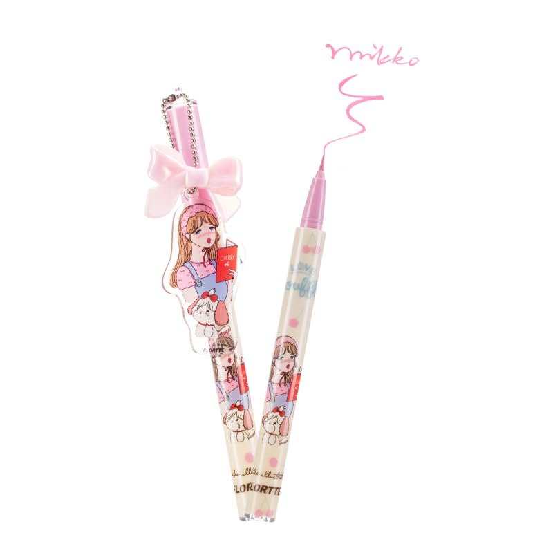 FLORTTE Mikko Wink Wink Liquid Eyeliner (06# cherry, Stick)