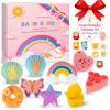 9XXL Bath Bombs Gifts Set, BusyMouth 9pc Kids Bath Bombs with Surprise Toys | Non-Toxic Bubble Bath | Birthday Gift Set for Girls & Boys Ideal Gift for Mother's Day Valentines view 1
