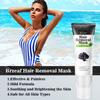Brzeaf Hair Removal Cream for All Skin Types, Vegan Hair Removal Mask, Effective & Painless Formula, Depilatory Cream, Mild Formula, Soothing Skin view 3