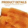 SPMKTBOZAI African Net Sponge Authentic, African Exfoliating Sponge Real African Net Black Owned, African Bath Sponge Back Scrubber, Body Exfoliator Shower Bath Accessories (Orange Color) view 2