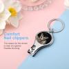 Australian Sugar Glider Nail Clipper Portable Metal Nail Cutter with Nail File with Keychain for Men Women view 4